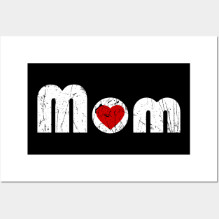 Mom White Logo Posters and Art